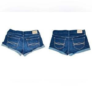 Abercrombie and Fitch Kids Bundle Lot of 2 Girl's Denim Shorts Size 16